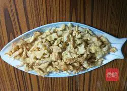 Illustration of how to make fried noodle fish 5