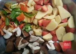 Illustration of home-cooked braised chicken 2