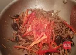 Illustration of how to make beef tea tree mushroom 7