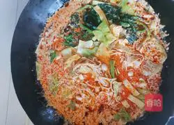 He Jiong's same spicy hotpot Illustration of how to do it 7