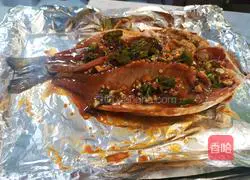 Illustration of grilled crucian carp (oven version) 3