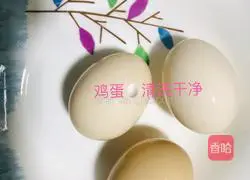 Illustration of making tea eggs 1