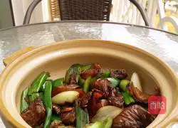 Stir-fried bacon Illustration of making intestines 7