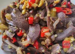 Illustration of making spicy and sour chicken mixed 8 