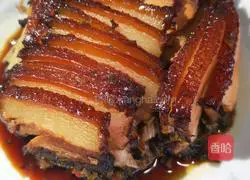 Illustration of how to make pork with pickled vegetables 15