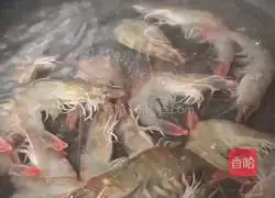 Illustration of how to cook boiled prawns 2