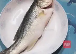 Illustration of how to make steamed seabass 1