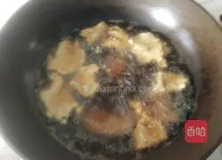 Illustration of how to make sweet and sour colored pepper meat slices 4