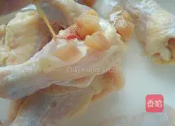 Illustration of fried chicken wing roots 2