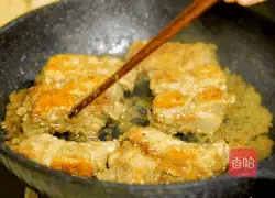 Children's version of fried pork ribs, with a strong apple aroma! Illustration of how to do it 15