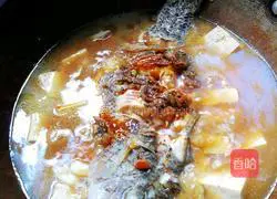 Illustration of how to cook tilapia with frozen tofu 7