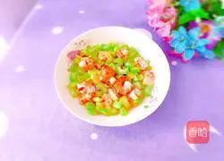 Illustration of how to stir-fry shrimps with celery 17