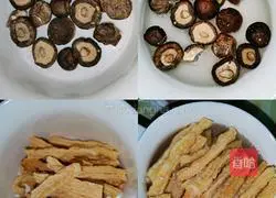 Illustration of home-made mushroom and yuba 2