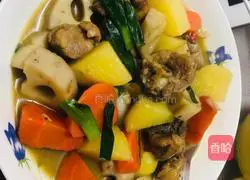 Illustration of how to make chicken leg stew 6