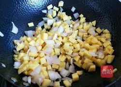 Illustration of how to make lazy shrimp curry 4