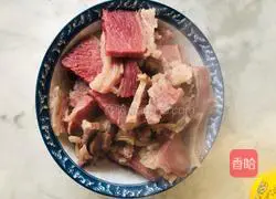 Beef brisket stewed with bamboo shoots Illustration of how to do it 1