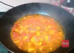 Illustration of how to cook potatoes with curry 8