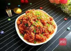 Illustration of how to make steamed pork with vermicelli 14