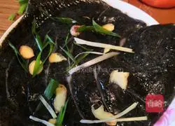 Steamed Turbot Fish Illustration of how to do it 2