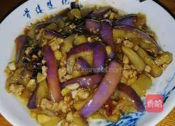 Illustration of how to make braised eggplant with minced meat 8