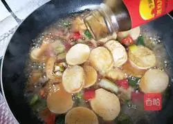 Illustration of how to cook vegetarian chicken in oyster sauce 7