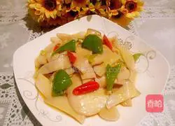 Illustration of how to make vegetarian fried king oyster mushrooms 7