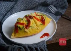 Illustration of how to make egg pancakes 8