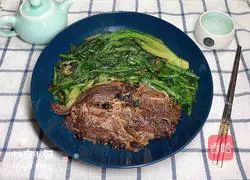 Illustration of how to make crispy fish and wheat vegetables with black bean sauce 9