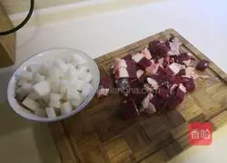 Illustration of Northeastern Beef Stew with White Radish 2