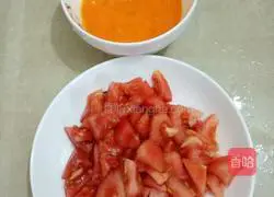 Illustration of how to make scrambled eggs with tomatoes 5