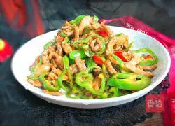 Illustration of how to make shredded pork with chili pepper 9