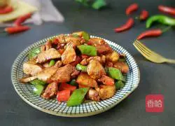 Illustration of how to make spicy stir-fried chicken 9