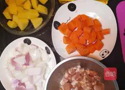 Illustration of how to make curry chicken 1