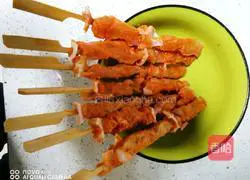 Illustration of how to make fried bone and flesh 1