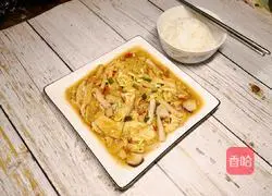 Illustration of how to make scrambled eggs with oyster mushrooms 22