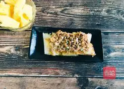 Illustration of how to make steamed winter melon with fragrant minced meat 5