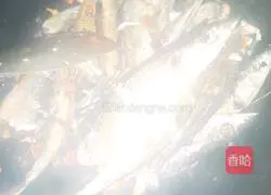 Illustration of how to make home-cooked saury 5