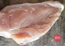 Illustration of how to make homemade fried chicken steak 1