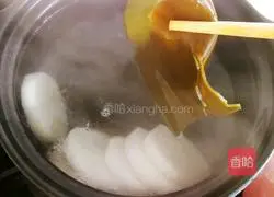 Illustration of how to make spicy cabbage dumpling pot 3