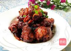 Illustration of braised pork ribs 1