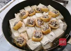 Illustration of making double tofu 25