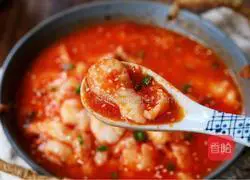 Illustration of how to make tomato dragon fish 15