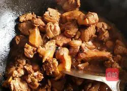 Illustration of how to make stuffed duck meat 6