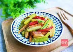 Illustration of how to make green and red dried five-spice 14