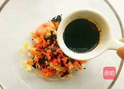 Illustration of how to make baby's summer-heating loofah stuffed with meat tutorial 2