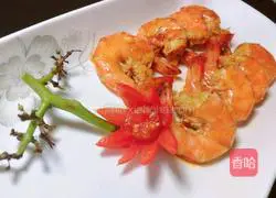Illustration of how to make rich shrimps in tomato sauce 12