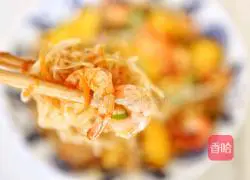 Canadian Arctic shrimp fried rice noodles illustration 9
