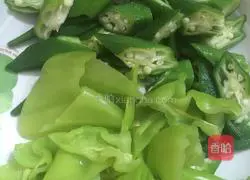 Okra spicy fat sausage recipe 1
