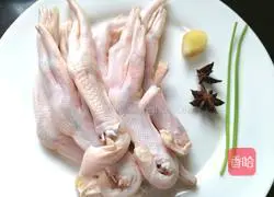 Illustration of braised duck feet 1