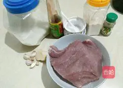 Illustration of how to make sweet and sour pork 1